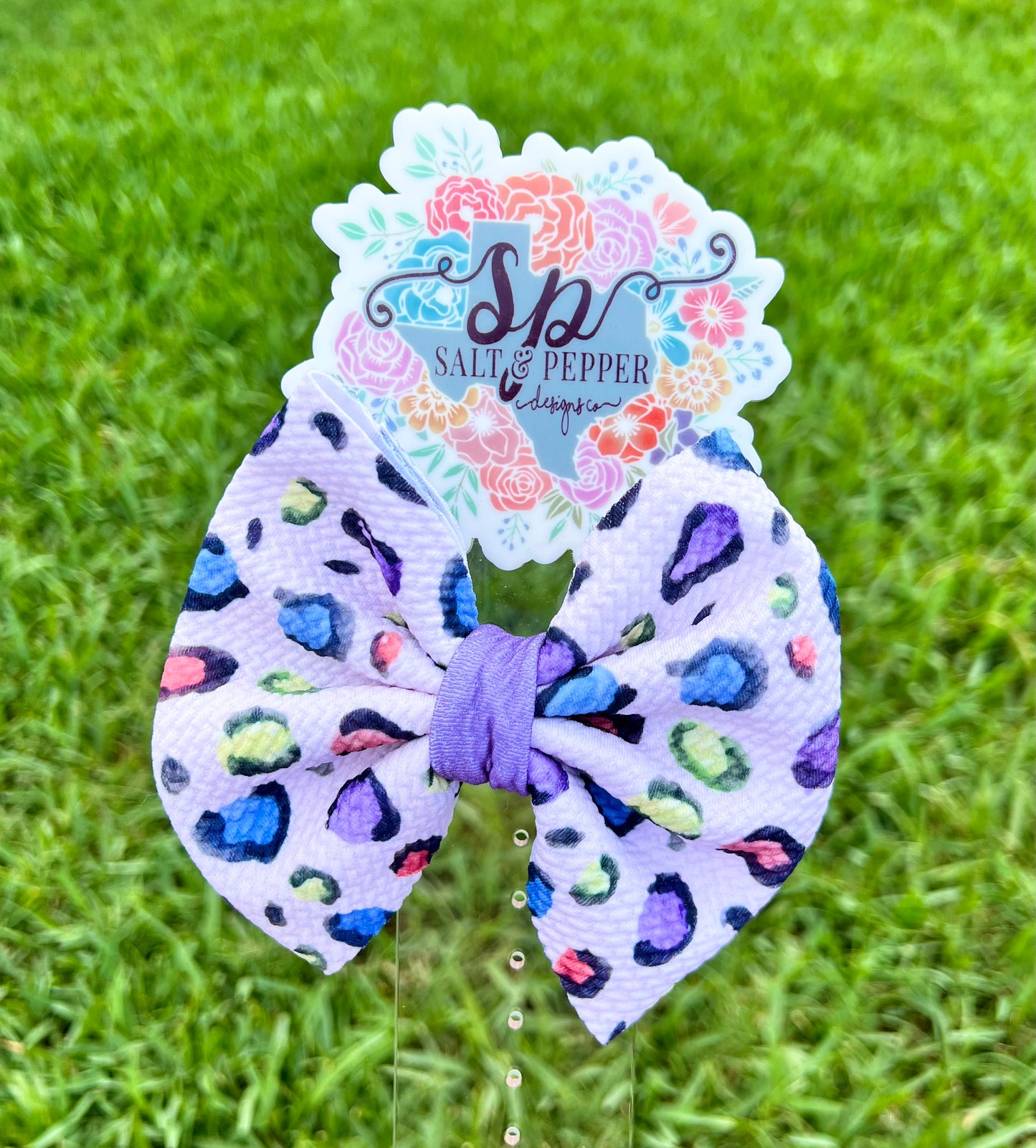 Colorful Lilac Leopard