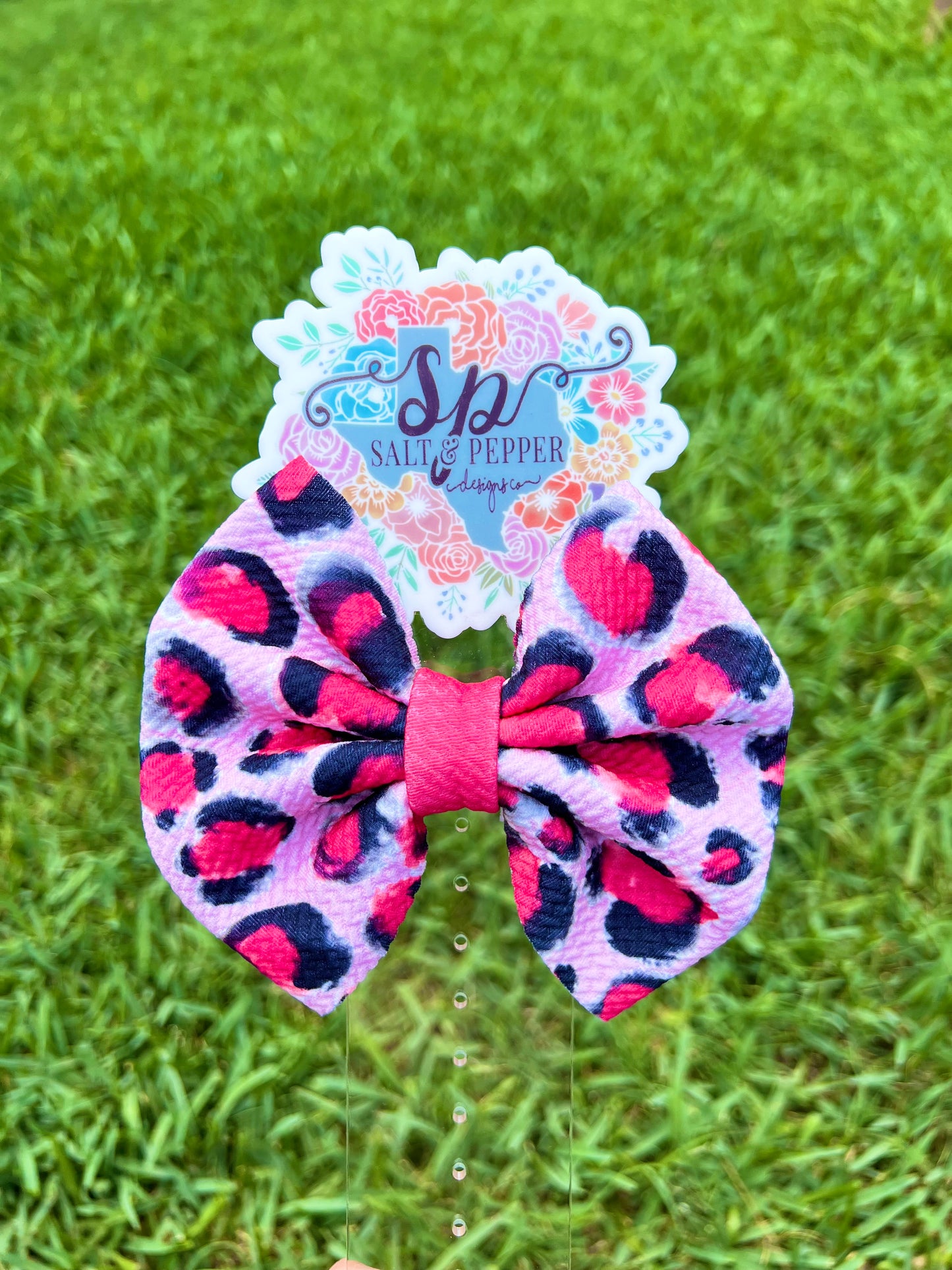 Dark Pink Leopard