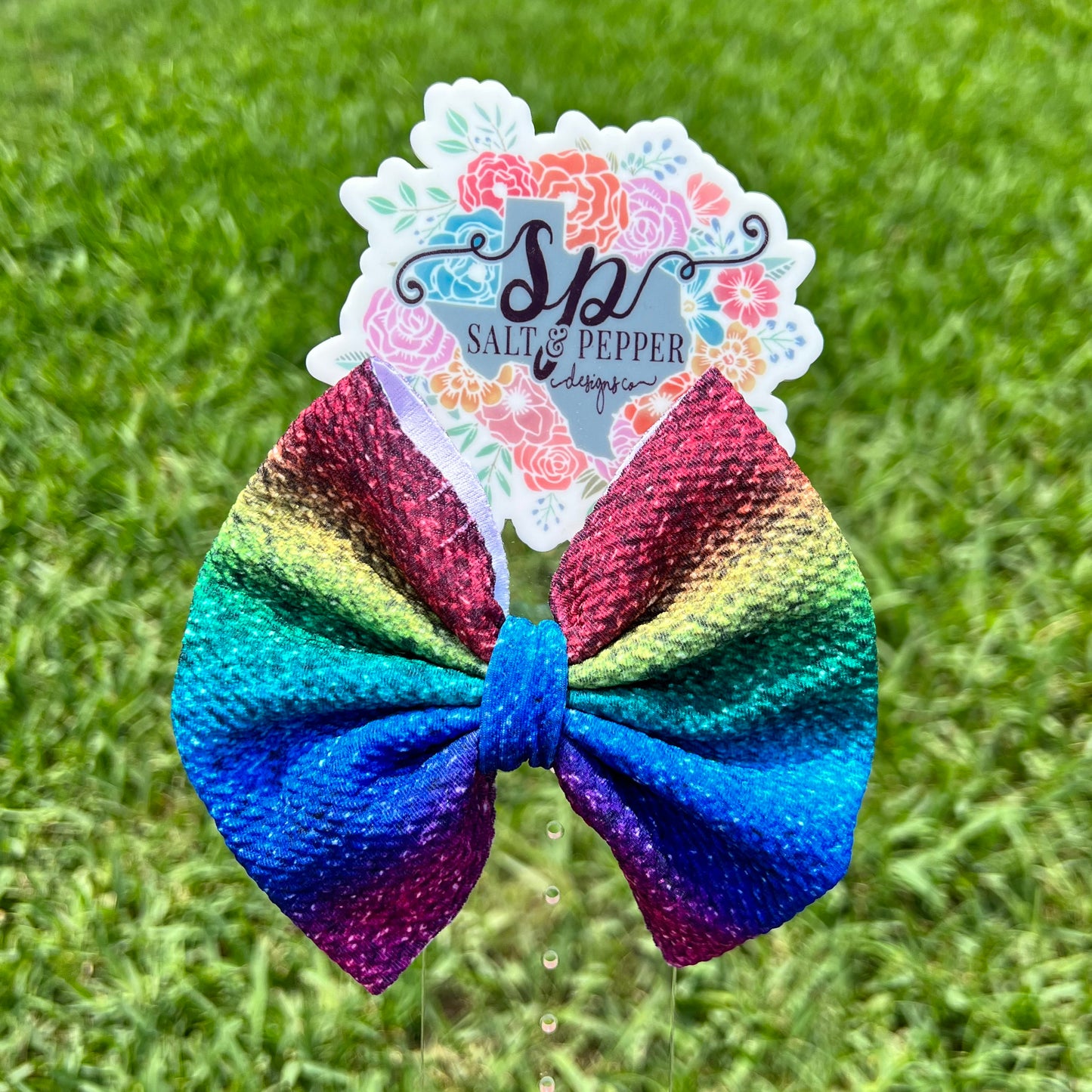 Rainbow Glitter Horizontal