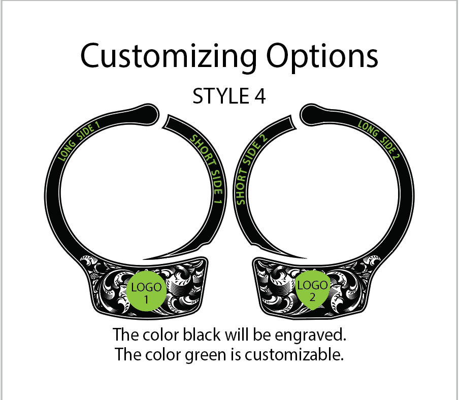 Engraved Handcuffs - Design 4