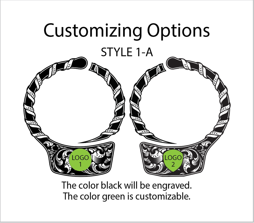 Engraved Handcuffs - Design 1 A – Salt and Pepper Designs Co