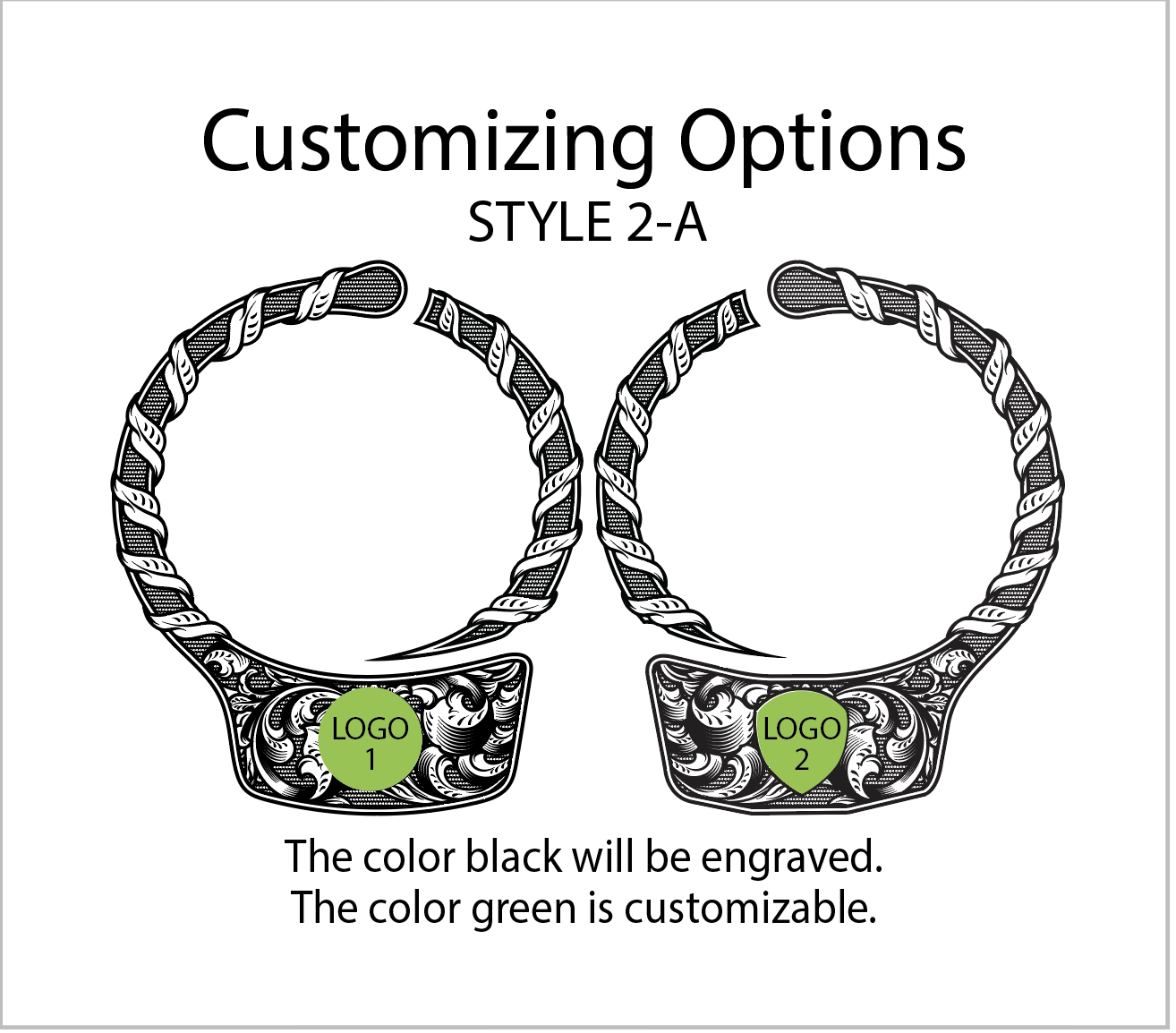 Engraved Handcuffs - Design 2 A – Salt and Pepper Designs Co