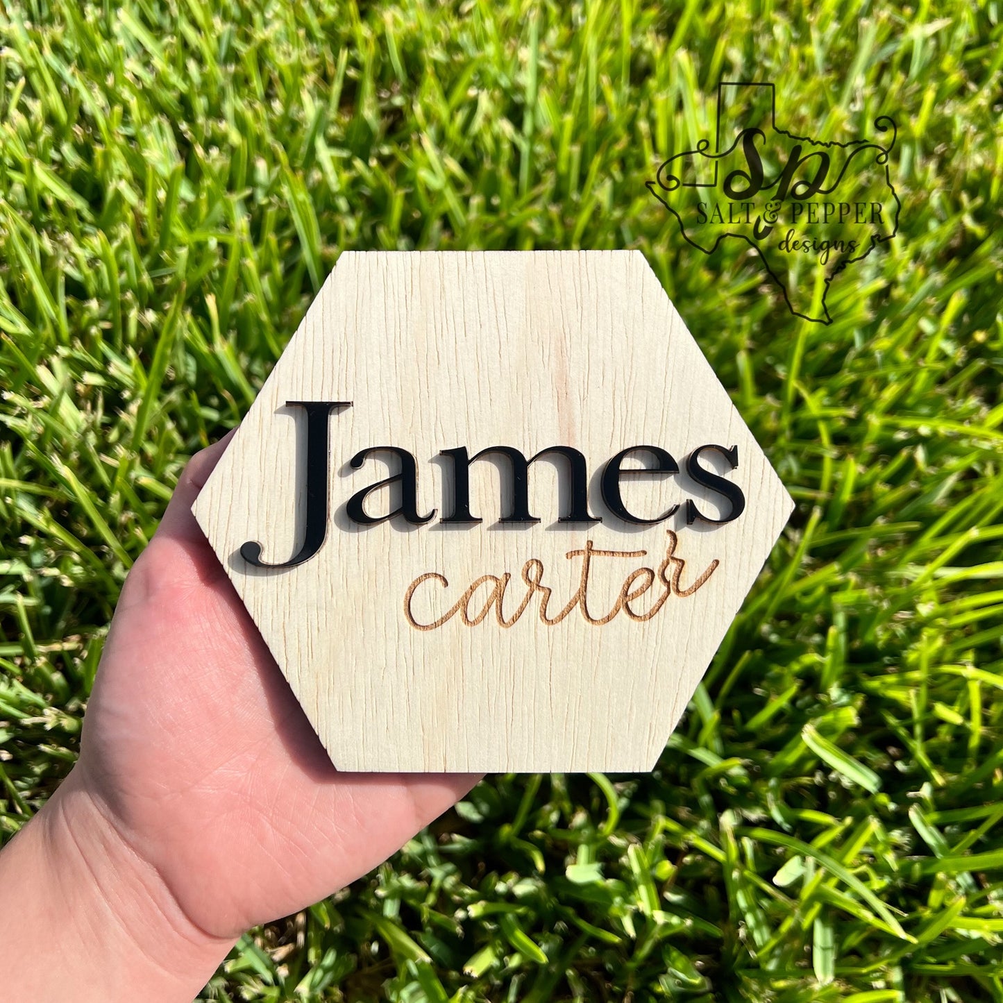 Baby Name Signs - Wood