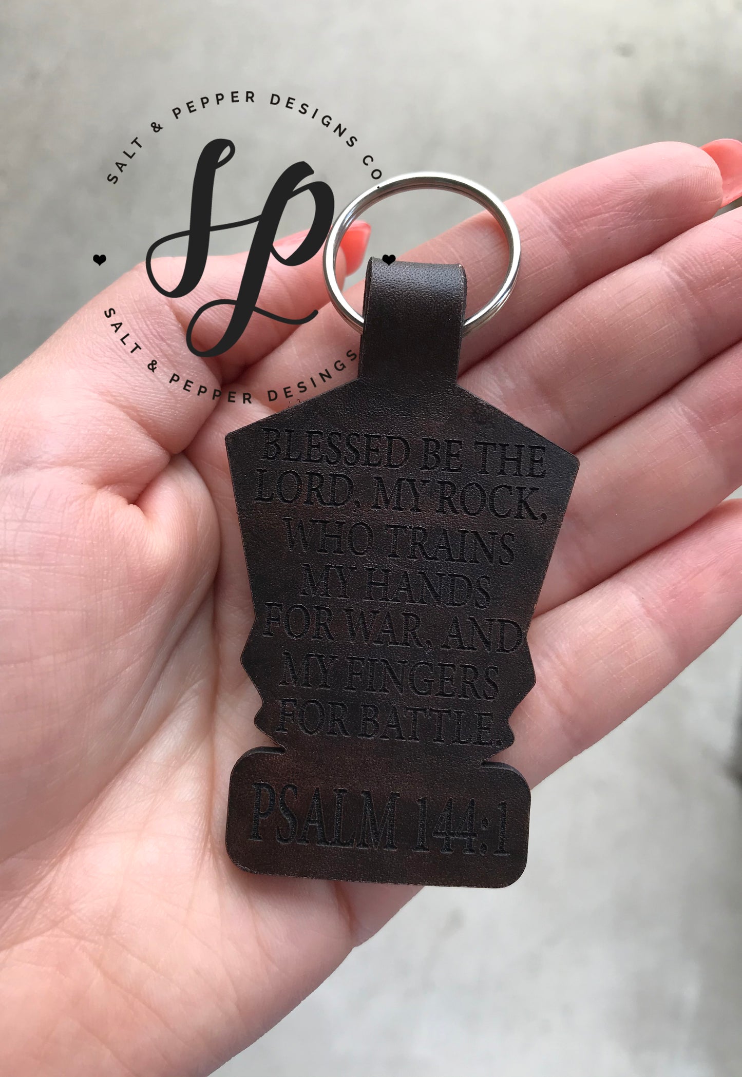 PD & FD Leather Key Chain