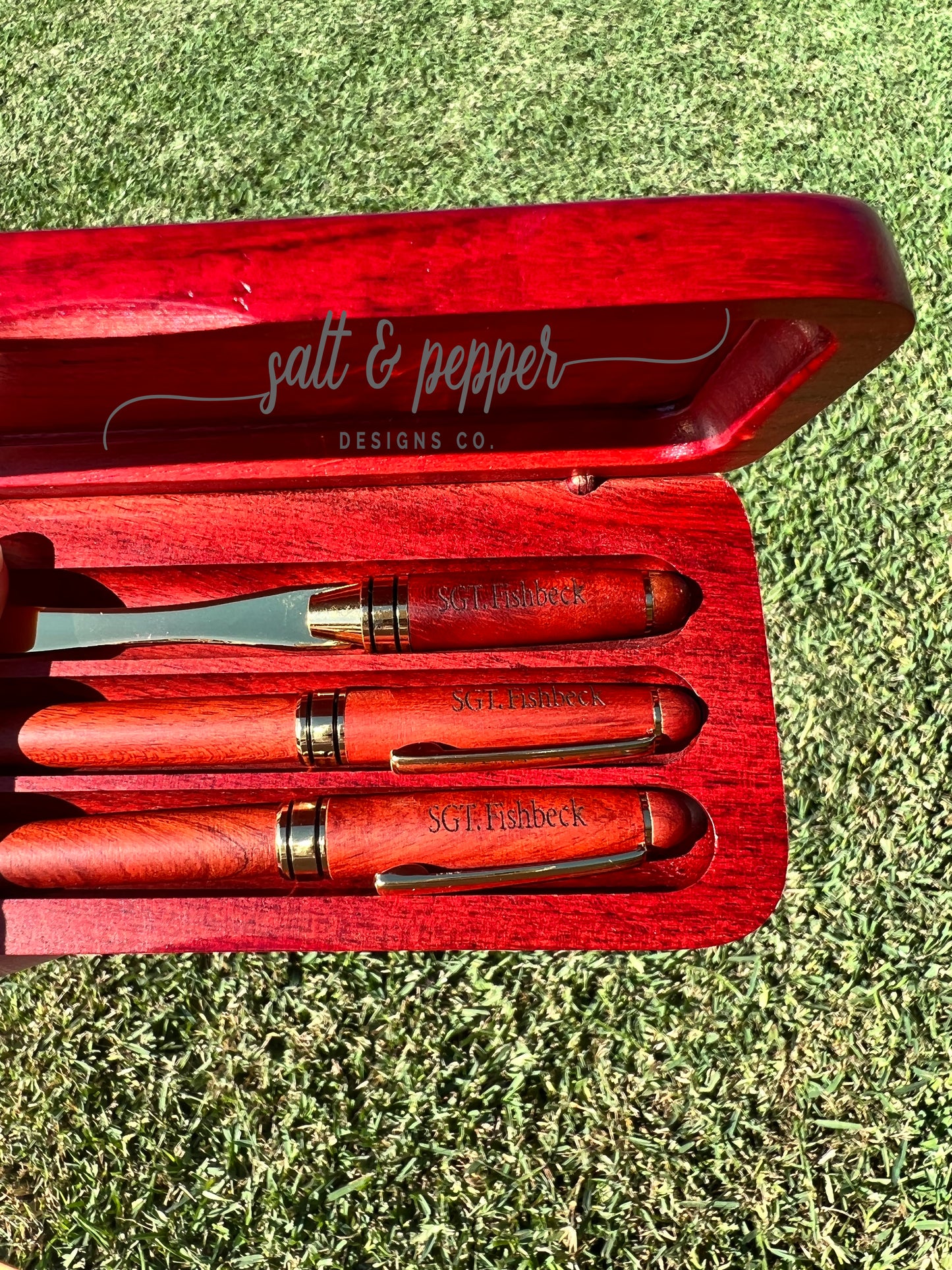 Pen and Case Engraving