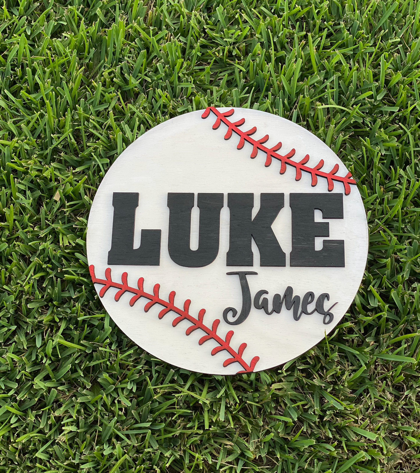 Baseball Name Wall Sign