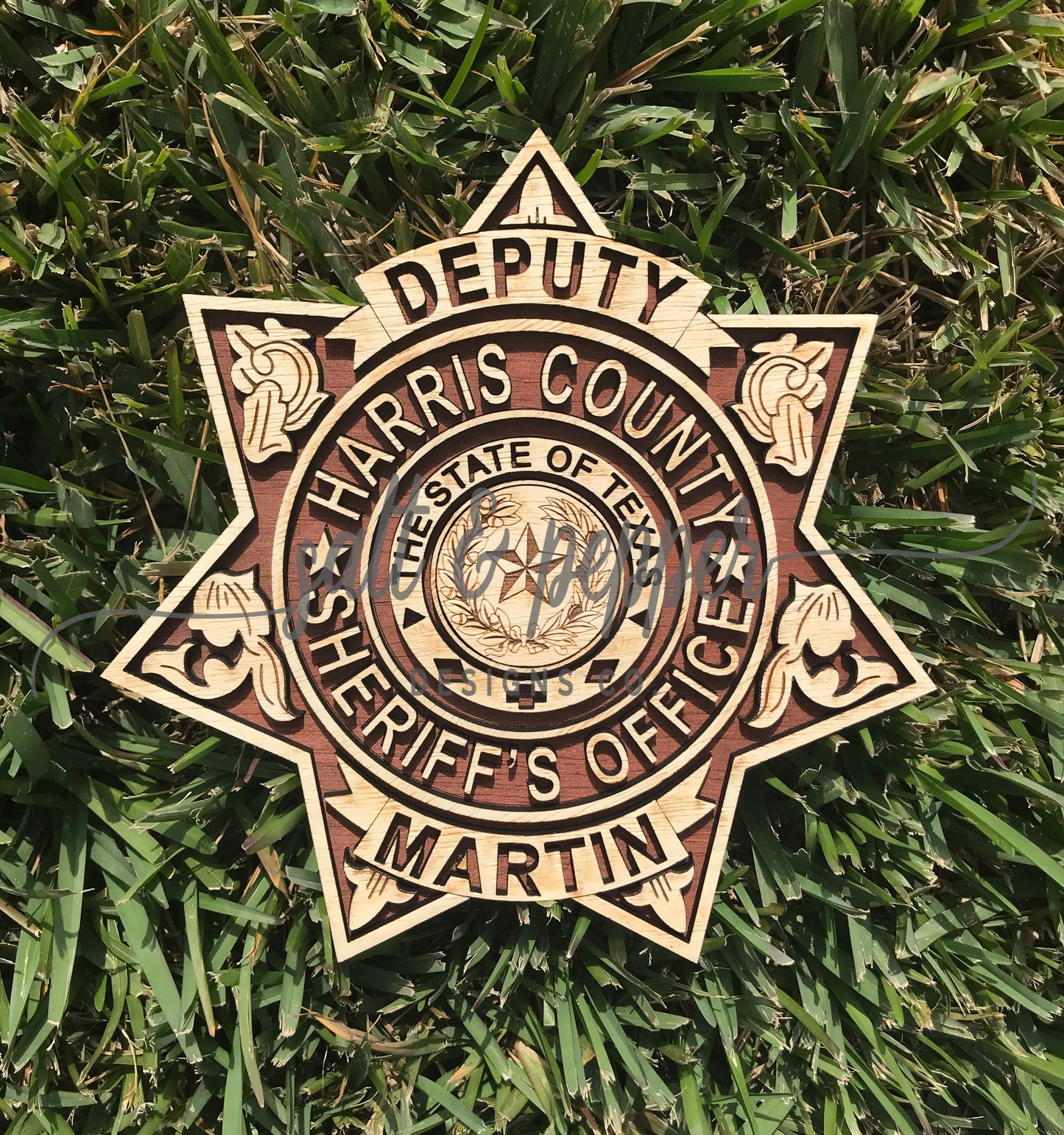 Deputy Badge Custom Wall Plaque