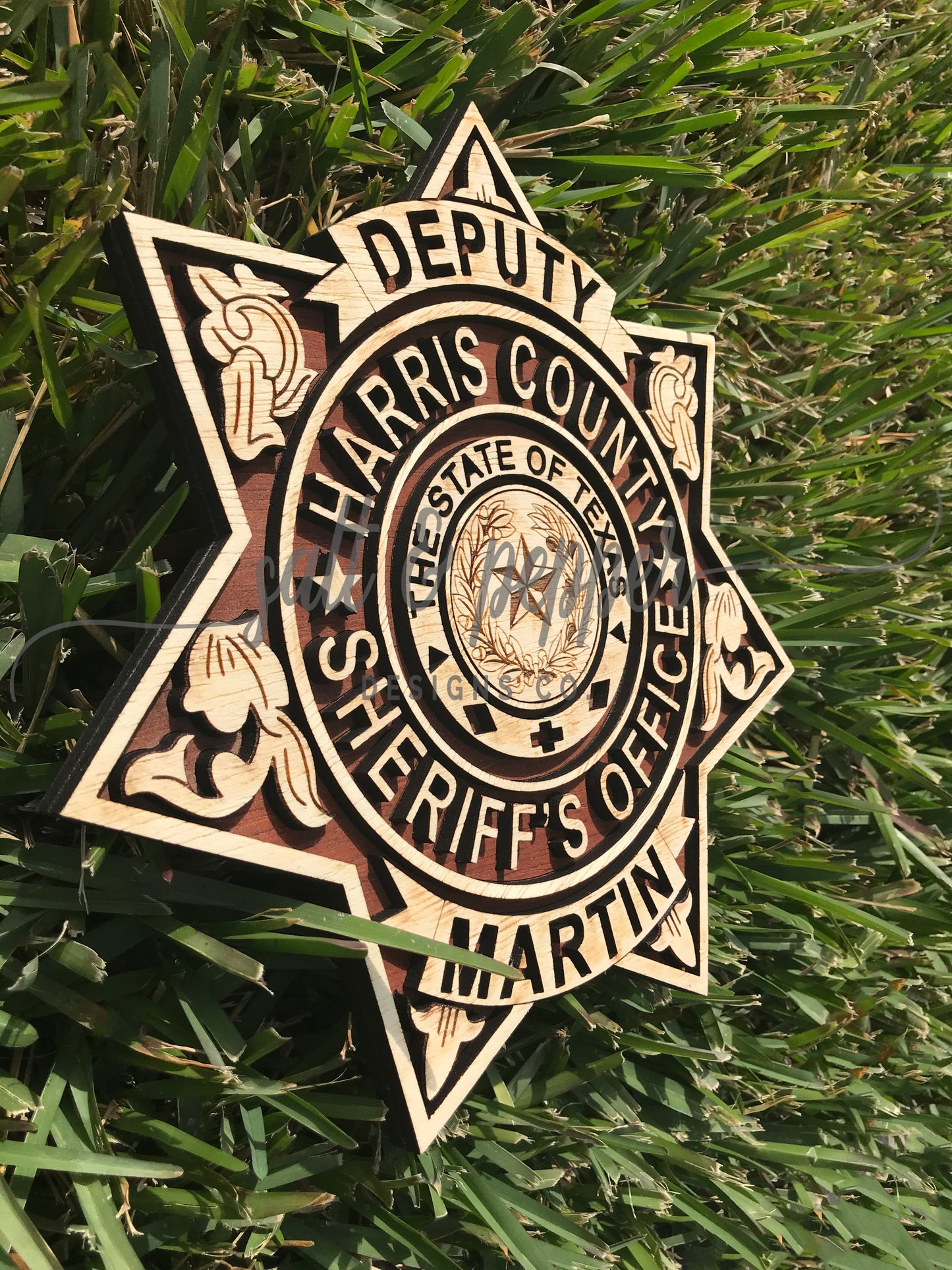 Deputy Badge Custom Wall Plaque