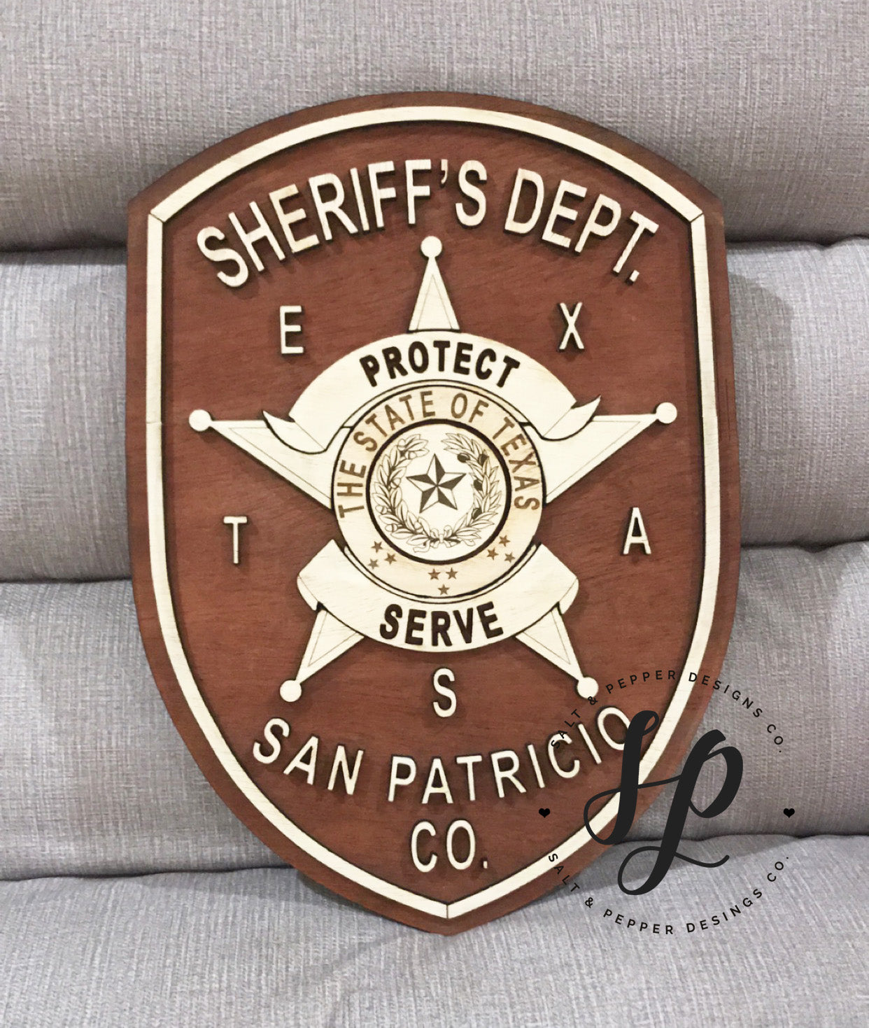 Deputy Patch Custom Wall Plaque