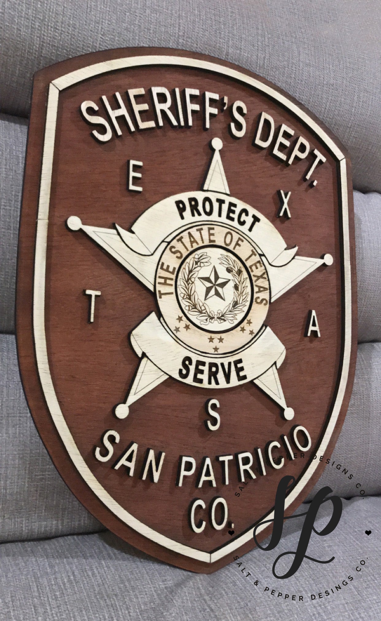 Deputy Patch Custom Wall Plaque